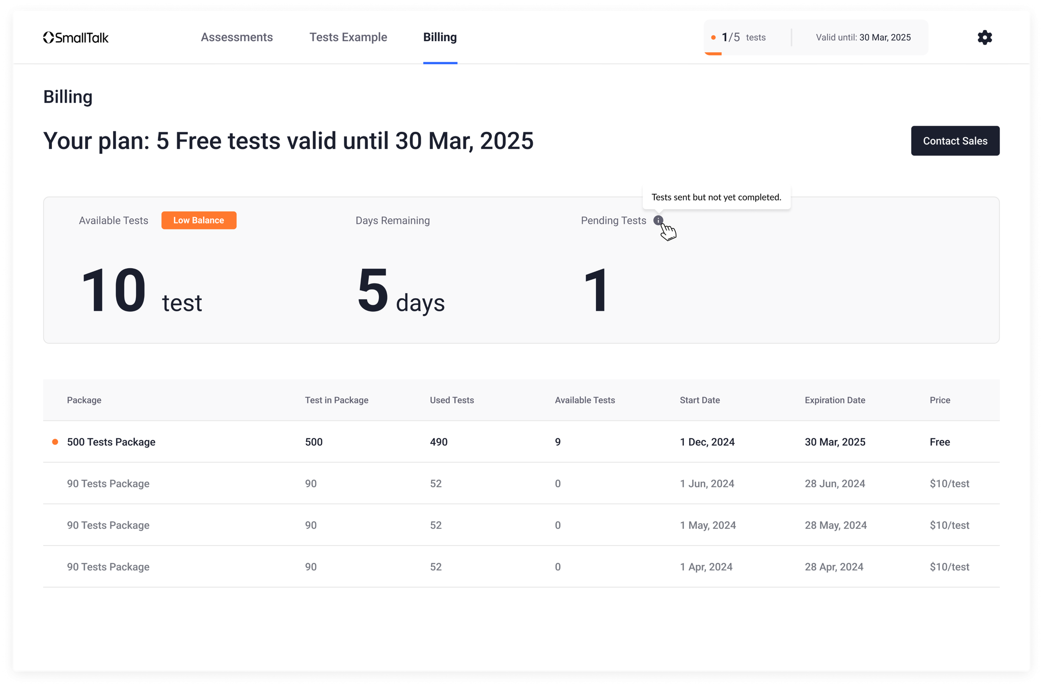 Transaction history — redesigned